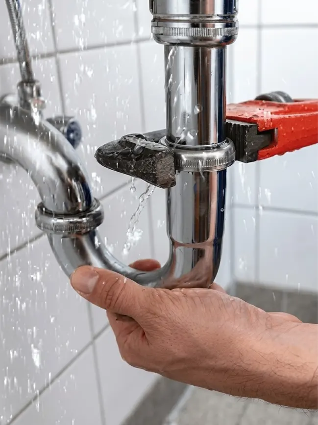 Intervenție urgentă pentru țeavă spartă