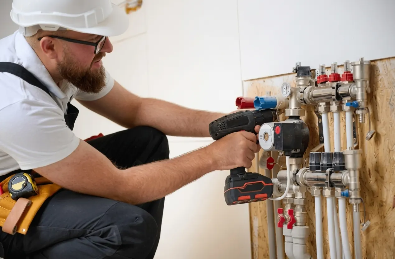 Instalator sanitar la montaj distribuitor